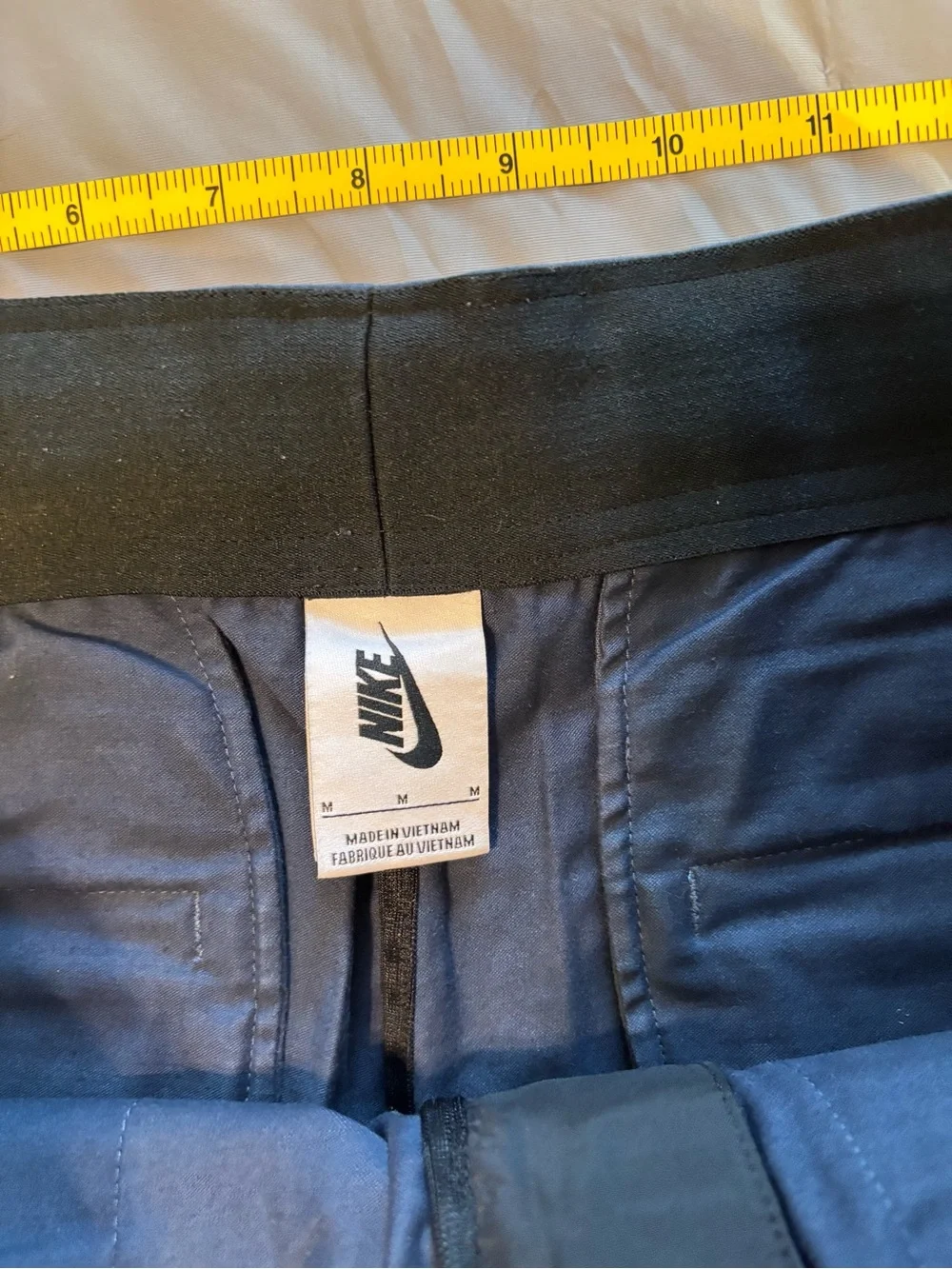 Vintage nikelab Cropped pants dark blue size medium